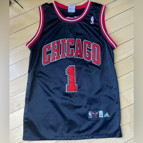 Authentic Vintage 2013 Adidas NBA Chicago Bulls Derrick Rose Basketball Jersey - Picture 1 of 8